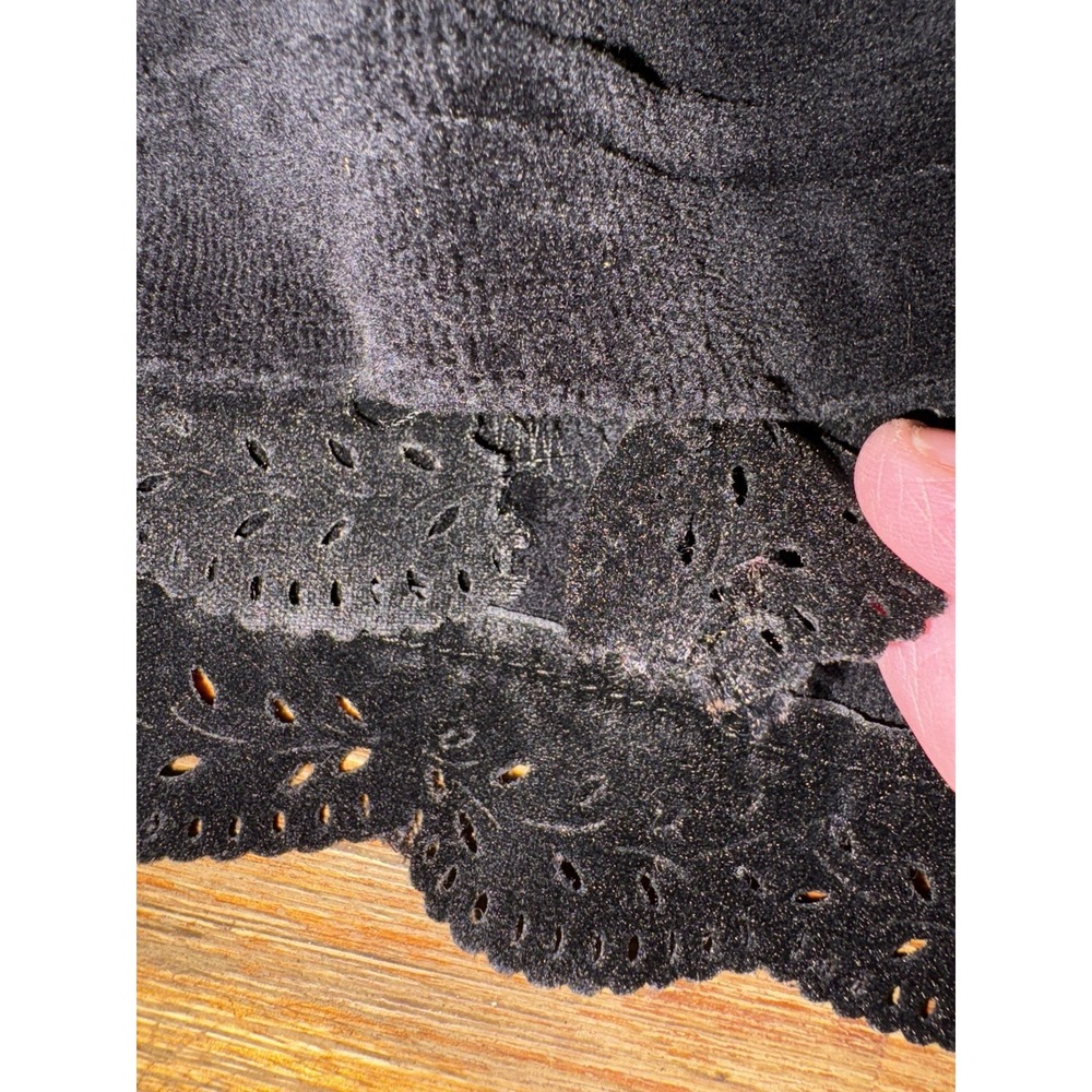 POTTERY BARN Kids Butterfly Dress Size 4-6 Black Orange Velvet Costume Only READ - Picture 16 of 16
